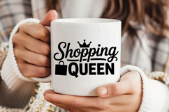 Shopping Queen SVG, Black Friday SVG, Black Friday Shirt SVG Product Image 4