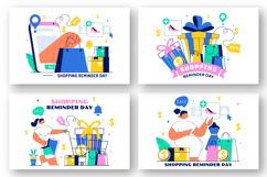 10 Shopping Reminder Day Illustration Product Image 3