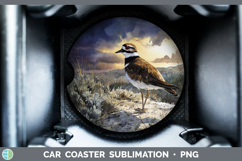 GorgeousShorebirds Sunset Car Coaster design.