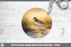 GorgeousShorebirds Sunset Keychain design.