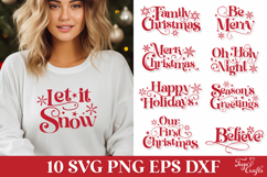 Christmas Quotes SVG Pack Product Image 1