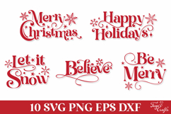 Christmas Quotes SVG Pack Product Image 4