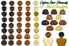 Short Hairstyles Best Friends Clipart Natural Hair Product Image 1