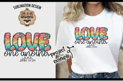 Love One Another | PNG Design For Shirts Totes and More Product Image 2