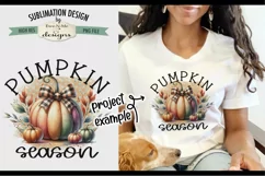 Pumpkin Season Pumpkin Bow | PNG Design for Sublimation DTF Product Image 5