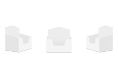POS DIsplay Boxes, Front And Side View Product Image 1