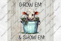 Goat Tumbler Wrap 20 oz Skinny Tumbler Sublimation Design Product Image 2