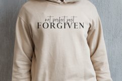 Not Perfect Forgiven SVG, Jesus svg, Christian svg, Bible Product Image 1