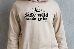 Stay wild moon child Svg, Moon phases svg, Positive svg Product Image 5