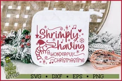 Shrimply Having a Wonderful Christmastime SVG File Product Image 3