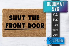 Doormat SVG Design | Welcom Home SVG | Home Decor SVG v.4 Product Image 1