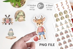 Shy Awkward School Animal Sticker Product Image 1