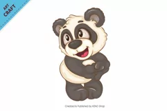 18 Cartoon Pandas 04. Animal Art. Product Image 18