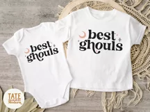 best ghouls SVG cut file - Retro mama and me halloween svg Product Image 3