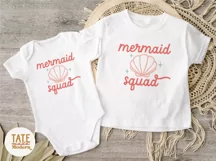 Mermaid squad SVG cut file, Retro girl summer svg Product Image 3