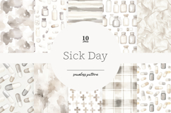 GlamArtZhanna, Sick Day paper, Sick Day pattern, Sick Day background, Sickness paper, Sickness pattern, Sickness background, Cold Flu paper, Cold Flu pattern, Cold Flu background, pills paper, pills pattern, pills background, Medical pattern