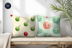 Watercolor Thermometer Emoji Seamless Digital Paper Product Image 2