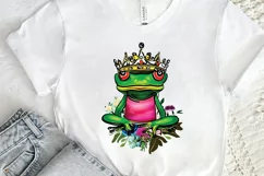 Watercolor The Prince Frog PNG Clipart Product Image 2