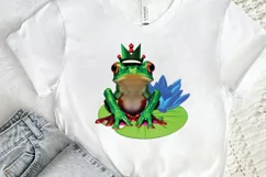 Watercolor The Prince Frog PNG Clipart Product Image 2