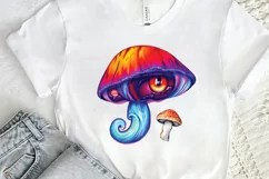 Watercolor Mushroom Eye PNG Clipart Product Image 2