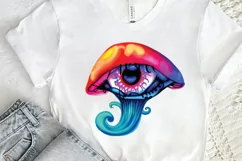 Watercolor Mushroom Eye PNG Clipart Product Image 2