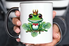Watercolor The Prince Frog PNG Clipart Product Image 3