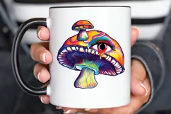 Watercolor Mushroom Eye PNG Clipart Product Image 3