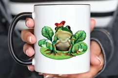 Watercolor The Prince Frog PNG Clipart Product Image 3