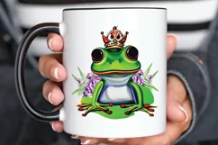 Watercolor The Prince Frog PNG Clipart Product Image 3
