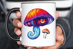 Watercolor Mushroom Eye PNG Clipart Product Image 3