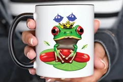 Watercolor The Prince Frog PNG Clipart Product Image 3