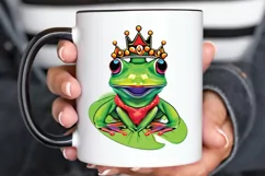 Watercolor The Prince Frog PNG Clipart Product Image 3