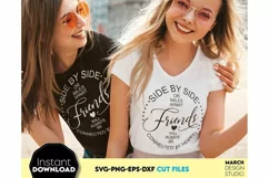 Download this Best Friends SVG today and use These Girl Friends SVG Sign with Cricut, Glowforge and Silhouette Cutting Machines.