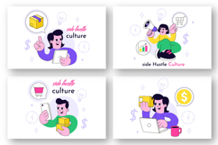 10 Side Hustle Culture Illustration Product Image 2
