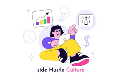 10 Side Hustle Culture Illustration Product Image 4