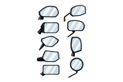 Vehicle side mirror parts collection cartoon illustration Product Image 1