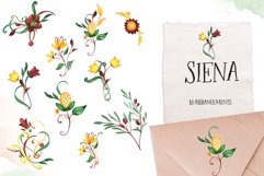 Siena Watercolor Tiles Folk Italy Product Image 3
