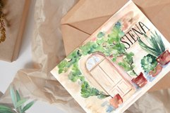 Siena Watercolor Tiles Folk Italy Product Image 5