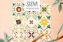 Siena Watercolor Tiles Folk Italy Product Image 12