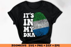It's in my DNA Sierra Leone Flag Fingerprint Sublimation Product Image 2