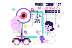 10 World Sight Day Illustration Product Image 1