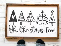 Merry Christmas SVG | Christmas Tree SVG | Cricut SVG File Product Image 2