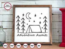 Camping SVG | Adventure SVG | Summer SVG | Camper SVG Product Image 2