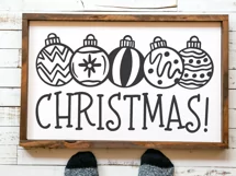 Christmas SVG | Christmas Ornaments SVG | Christmas Sign SVG Product Image 2
