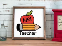 Teacher SVG | Teacher Gift SVG | Teacher Sign SVG Product Image 2