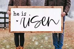 He Is Risen - Christian svg Product Image 1