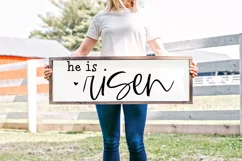 He Is Risen - Christian svg Product Image 3