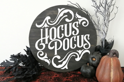 Hocus Pocus | Halloween Round Sign Product Image 4