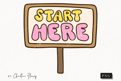 Retro Easter Clipart | Easter PNG Product Image 1