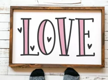 Love SVG | Valentine SVG | Happy Valentines Day SVG Product Image 3